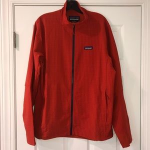 Patagonia Full Zip Red/Navy Large